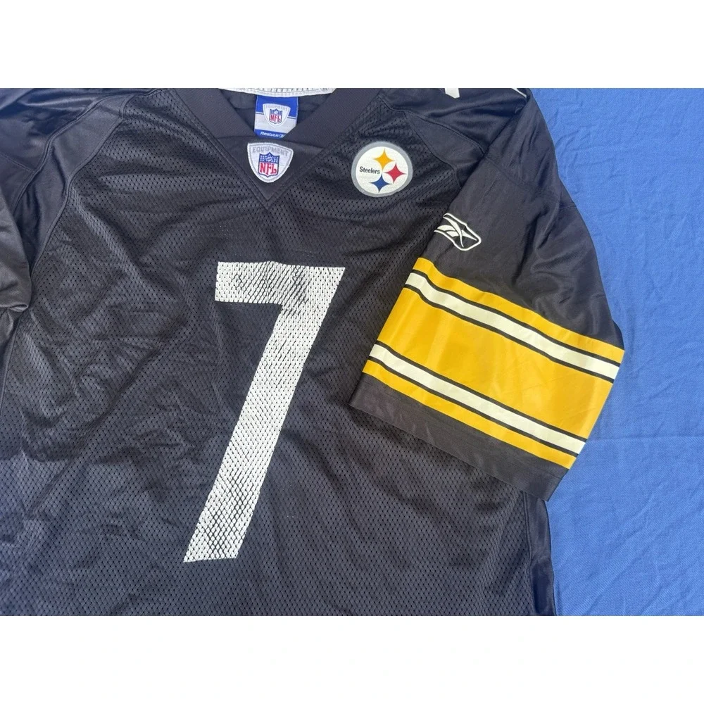 Ben Roethlisberger Reebok NFL Equipment Steelers on Field Jersey X-Large XL GUC